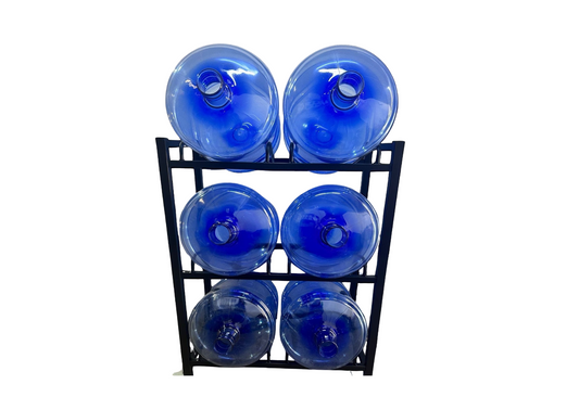 RACK PARA 6 BIDONES DE AGUA PURIFICADA