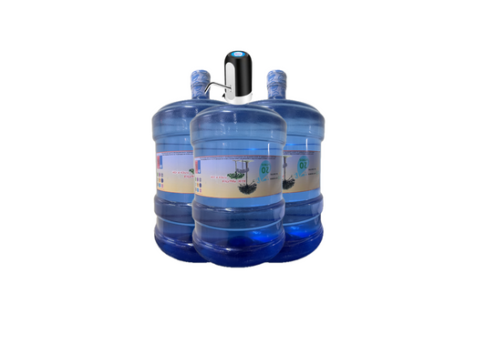 PROMO DISPENSADOR USB + 3 BIDONES DE AGUA PURIFICADA 20 LTS